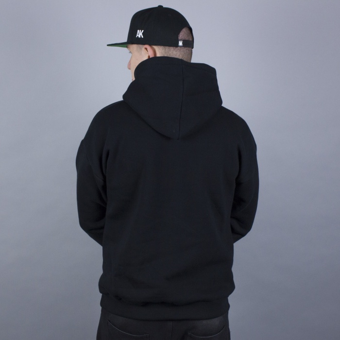 AK Logo hoodie - černá / bílá